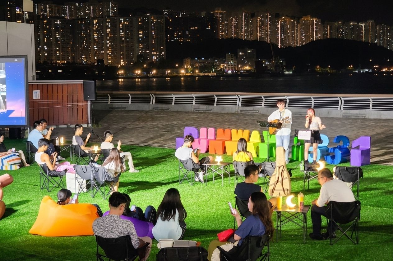 Outdoor Gathering Space for concerts and pop-up events